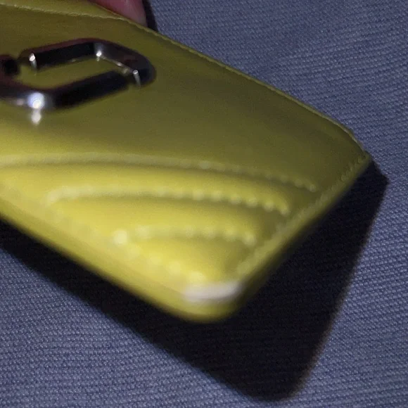 Marc Jacobs Chartreuse key/ card holder - Picture 5 of 6